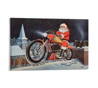 David Mann Motorcycle Art Posters (100) Canvas Poster Wall Art Picture Prints Hanging Photo Decor Home Posters Artworks 16x24inch(40x60cm)