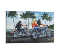 David Mann Motorcycle Art Posters (93) Artworks Canvas Poster Wall Art Prints Home Modern Decor 16x24inch(40x60cm)