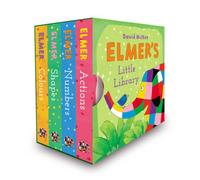David McKee Elmer's Little Library Book David McKee Multicolor