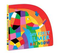 David McKee My First Elmer Rainbow Board book Book David McKee Multicolor
