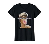 David Michelangelo Red Bubble Value Graphic T-Shirt, Women, Black, S