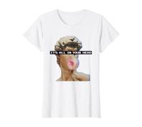 David Michelangelo Red Bubble Value Graphic T-Shirt, Women, White, XS