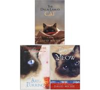 David Michie The Dalai Lamas Cat 3 Books Bundle Collection (The Dalai Lama's Cat, The Art Of Purring, The Power Of Meow)