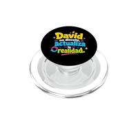 David no discuss, actualiza la realidad humor frase PopSockets PopGrip for MagSafe