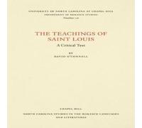 David O'Connell The Teachings of Saint Louis: A Critical Text Paperback Book David O'Connell Multicolor
