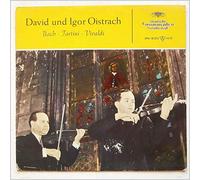 David Oistrach - Oistrakh, David & Igor Double Concertos By Bach & Vivaldi Trio Sonatas By Bach & Tartini LP Deutsche Grammophon Gesellshaft DGM18393 EX/EX