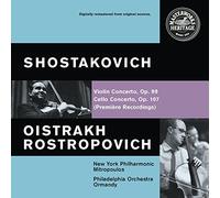 David Oistrakh, Eugene Ormandy, Mstislav Rostropovich, The Philadelphia Orchestra, Dimitri Mitropoulos - Shostakovich: Violin and Cello Concertos