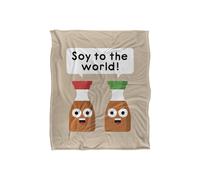 David Olenick Do-Re-Mi-Fa Sodium Silky Touch Super Soft Throw Blanket 152 X 127 cm in White David Olenick White 152 X 127 cm