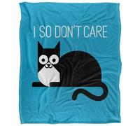 David Olenick Fur Real Silky Supersoft Blanket Black/blue/white (60In X 50In)
