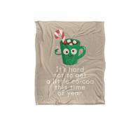 David Olenick Mallow Out Silky Touch Super Soft Throw Blanket 152 X 127 cm in White David Olenick White 152 X 127 cm