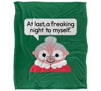 David Olenick The Claus Come Out Silky Supersoft Blanket Multicoloured (152Cm X 127Cm)