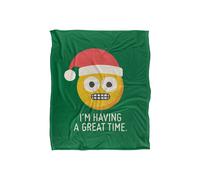David Olenick White Knuckle Christmas Silky Touch Super Soft Throw Blanket 152 X 127 cm David Olenick White 152 X 127 cm