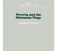 David Parsons Poverty & the Minimum Wage Paperback Book David Parsons Multicolor