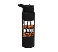 David Personalized Name The Man The Myth The Legend Stainless Steel Insulated Water Bottle