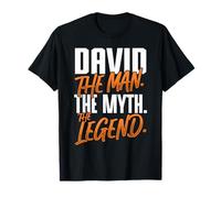 David Personalized Name The Man The Myth The Legend T-Shirt