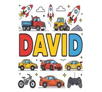 David Personalized Sketch Book: Glossy Cover with 100+ Pages for drawing, coloring and using imagination. First few sheets have idea starters. ... go, and better than screens and electronics.