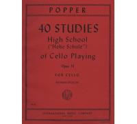 David Popper: 40 Studies - High School of Cello playing op 73