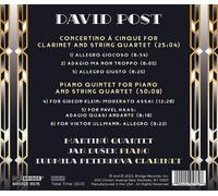 David Post : David Post: Concertino Á Cinque/Piano Quintet CD (2023) NEW