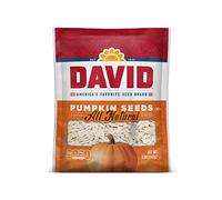 David Roasted and Salted Pumpkin Seeds| 5 oz| Keto Friendly| 12 Pack