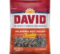 David Roasted and Salted Sunflower Seeds 149g Bag - Jalapeno HOT Salsa Flavor (Single Bag) American Imported