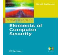 David Salomon Elements of Computer Security Paperback Book David Salomon Multicolor