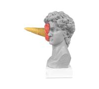 David Sculpture Keyring - Statue Inspired by the Miniature Decorative Figurine, Room Decoration Accessory | Elegant Display Piece for Home, Living Room, Office