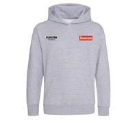 David Seaman Logo Kids Hoodie - Gray / 7-8 years