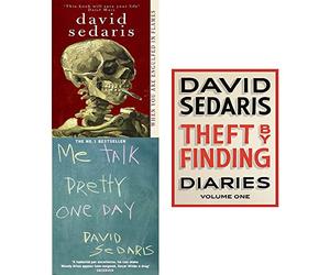 David sedaris theft by finding,me talk pretty one day,when you are engulfed in flames 3 books collection set