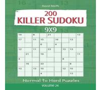 David Smith Killer Sudoku - 200 Normal to Hard Puzzles 9x9 vol.24 Paperback Book David Smith Multicolor