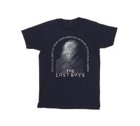 David Smudged Portrait Cotton T-Shirt The Lost Boys Navy M