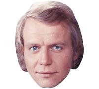 David Soul (70s) Celebrity Mask, Flat Card Face, Fancy Dress Mask
