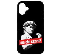 David Statue Sculpture Art Italian Gesture Case for iPhone 16 Plus