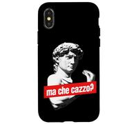 David Statue Sculpture Art Italian Gesture Case for iPhone X/XS