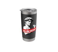 David Statue Sculpture Art Italian Gesture Stainless Steel Insulated Tumbler