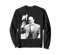 David Suchet As Poirot Agatha Christie 1988 Sweatshirt