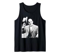David Suchet As Poirot Agatha Christie 1988 Tank Top
