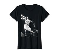 David Sylvian Frontman Japan Live by Virginia Turbett T-Shirt, Women, Black, Small