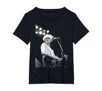 David Sylvian Frontman Japan Live by Virginia Turbett T-Shirt, Women's Plus, Black, 2X
