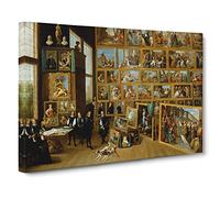 David Teniers III Maturity Canvas Print | Gallery Wrapped 30mm Frame Wall Art | 24x16 inches | Ready to Hang | Modern Picture | Living Room Bedroom Lounge Office