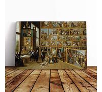 David Teniers III Maturity Canvas Print | Gallery Wrapped 30mm Frame Wall Art | 30x20 inches | Ready to Hang | Modern Picture | Living Room Bedroom Lounge Office