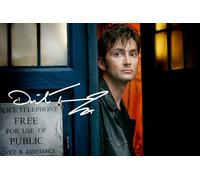 David Tennant - Doctor Who Autographed Signed A4 Photo Print 1