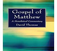 David Thomas Gospel of Matthew Hardback Book David Thomas Multicolor