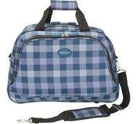 David Viggers - Lightweight Holdall Bag - Cabin Bag with Detachable Strap - Comes with 5 Year Warranty - Travel Essentials - Zipped Compartments - 45cm W X 30cm H X 20cm D (Blue Multi Box)