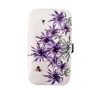 David Viggers - Manicure Set for Women and Men - Pedicure Kit in Luxury Case - Thoughtful Gifts for Women and Men - 11.5cm H x, 7cm W x, 2cm D (Purple Gorse)