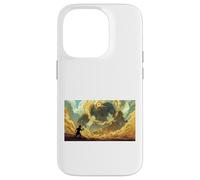 David vs Goliath: shepherd wins the fights mythology Case for iPhone 14 Pro