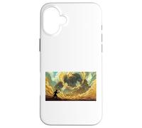 David vs Goliath: shepherd wins the fights mythology Case for iPhone 16 Plus