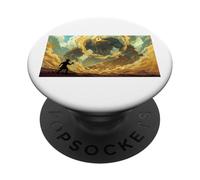 David vs Goliath: shepherd wins the fights mythology PopSockets Adhesive PopGrip