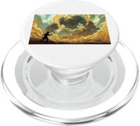 David vs Goliath: shepherd wins the fights mythology PopSockets PopGrip for MagSafe