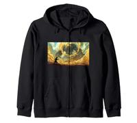 David vs Goliath: shepherd wins the fights mythology Zip Hoodie
