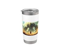 David vs Goliath: Young Shepherd Faces Giant Warrior Stainless Steel Insulated Tumbler